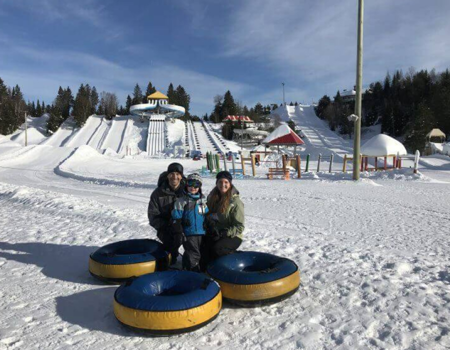 Valcartier winter resort near Québec City